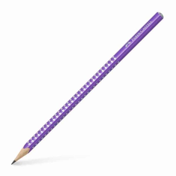 Faber Castell Grip Sparkle Pear Purple Pencil