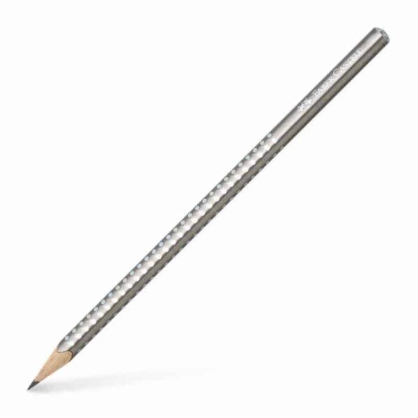 Faber Castell Grip Sparkle Pearl Silver Pencil