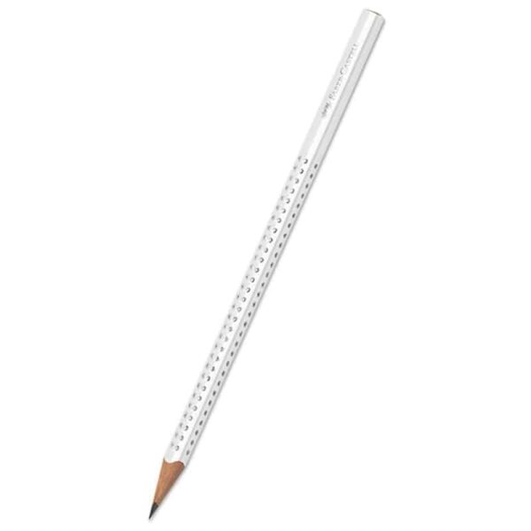 Faber Castell Grip Sparkle Pastel White Pencil