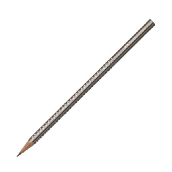 Faber Castel Grip Sparkle Metallic Silver Pencil