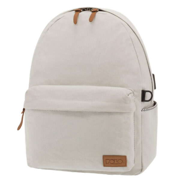 Polo Backpack Canvas Ivoire