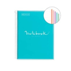 Miquelrius A5 240 Pages Spiral Emotions Blue Sky