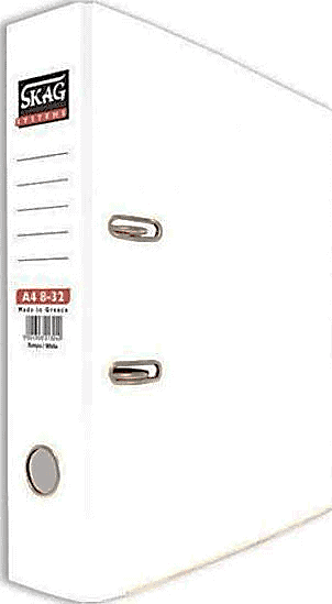 Skag Box File A4 8-32 White