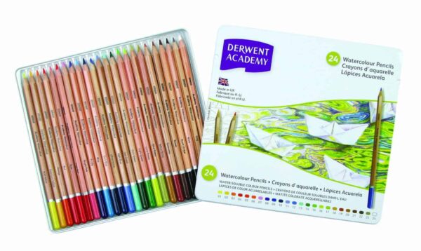 Derwent Academy Watercolour Pencils 24