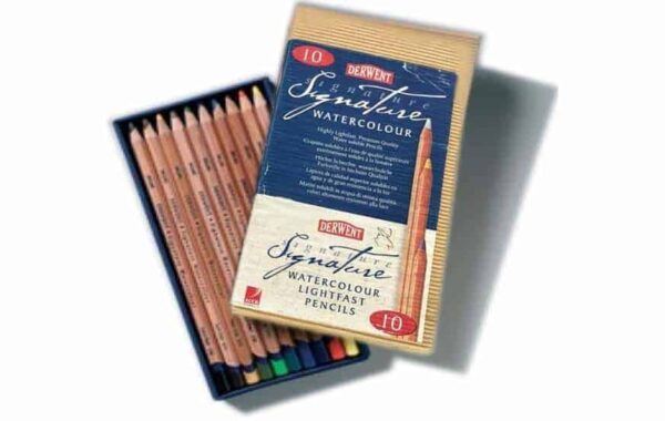 Derwent Signature Watercolour Pencils 10 pcs