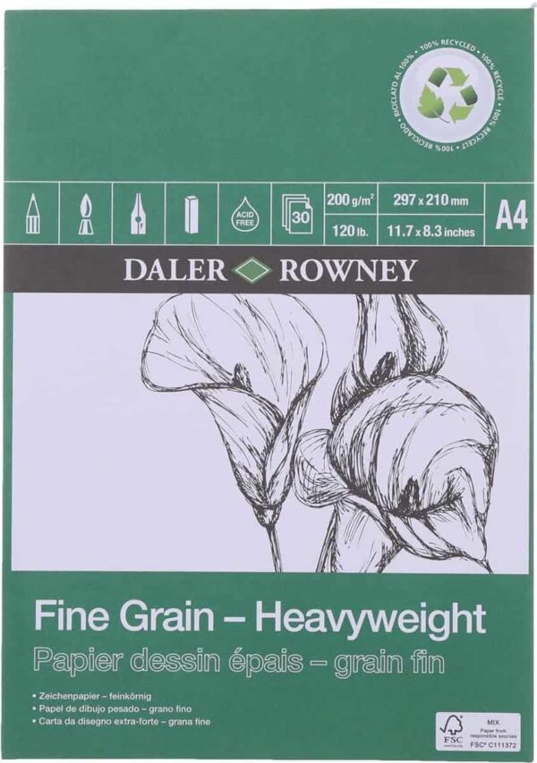 Daler Rowney Fine Grain - Heavyweight A4