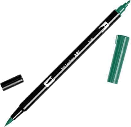 Tombow Dual Brush Pen ABT 249 Hunter Green