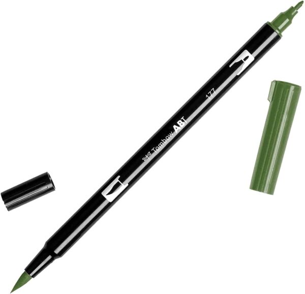 Tombow Dual Brush Pen ABT 177 Dark Jade