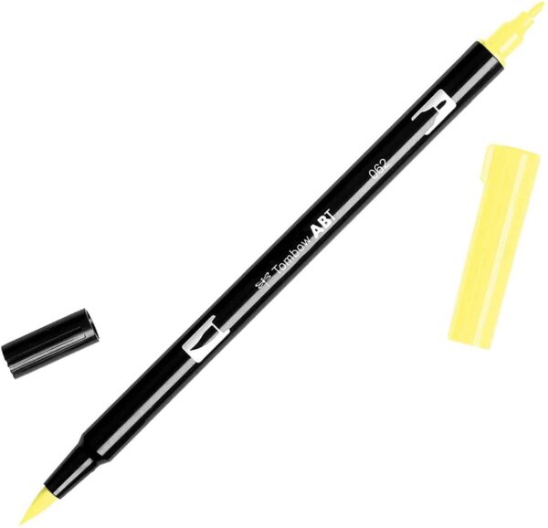 Tombow Dual Brush Pen ABT 062 Pale Yellow