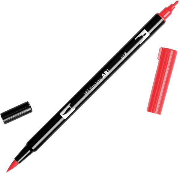 Tombow Dual Brush Pen ABT 856 Chinese Red