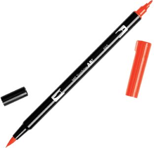 Tombow Dual Brush ABT 885 Warm Red