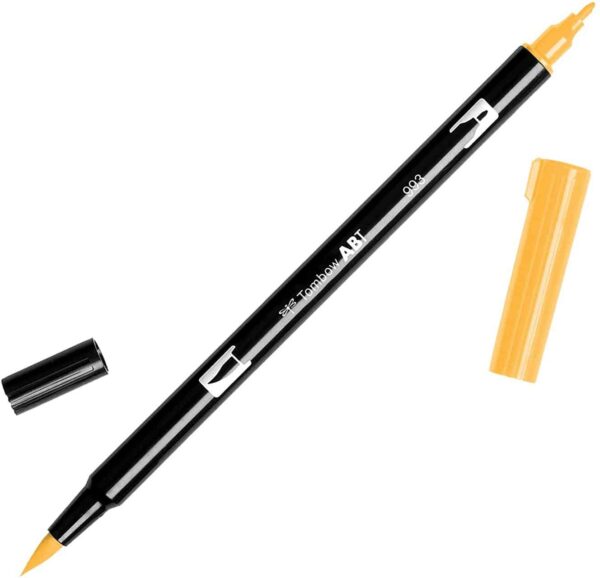 Tombow Dual Brush Pen 993 Chrome Orange