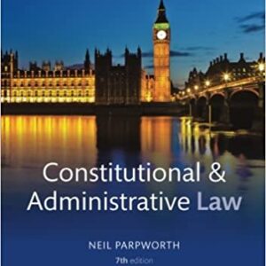 Constitutional and Administrative Law (Core Text)
