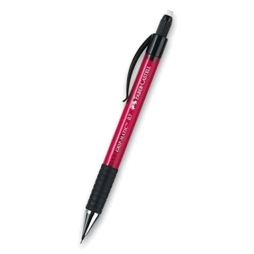 Faber Castell Grip-Matic Mechanical Pencil - Red 0.7