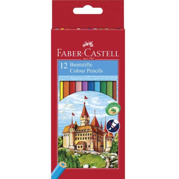 Faber Castell 12 Buntstifte Colour Pencils