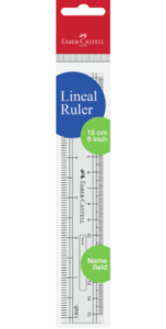 Faber Castell Plastic Ruler 15cm