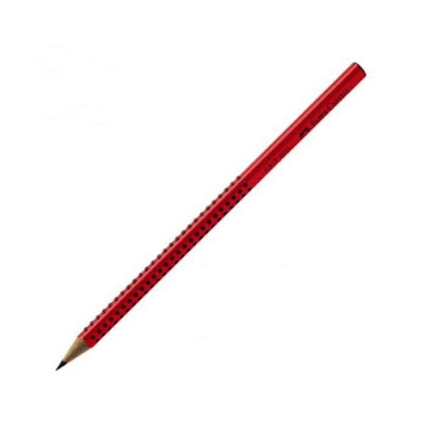Faber Castell Grip HB Pencil Bright Red