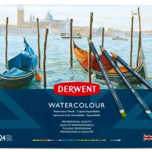 Derwent Watercolour Pencils 24pcs Tin