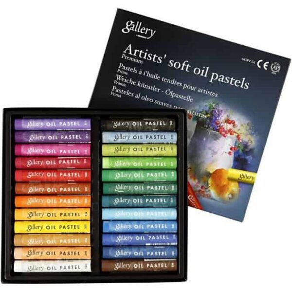 Gallery Artists Soft Oil Pastels 24pcs