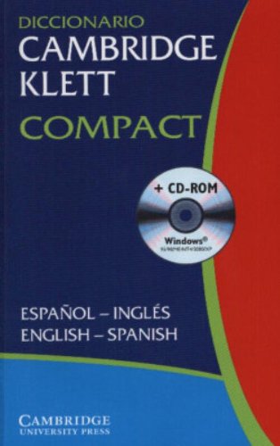 Diccionario Cambridge Klett Compact Español-Inglés/English-Spanish Paperback with CD ROM