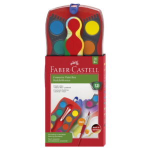 Faber - Castell Watercolour Paint Box of 12