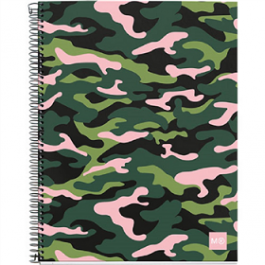 Miquelrius A4 Spiral Notebook Pink Jungle