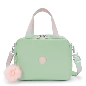 Kipling School Bag Miyo Soft Green Met