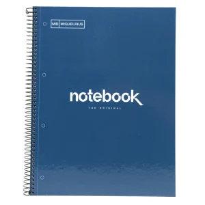Miquelrius Notebook A4 80sheets Square Spiral Emotions Navy