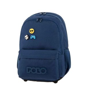 Polo School Bag Pins Backpack 5200