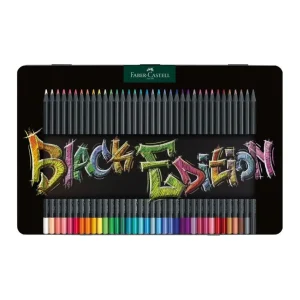 Faber Castel Black Edition Colour Pencils Tin of 36pcs
