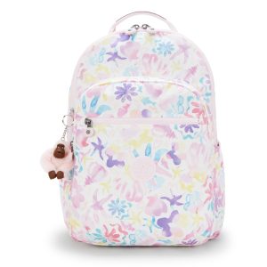 Kipling School Bag Seoul Lap Aqua Sea