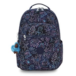Kipling School Bag Seoul Lap Disco Fish