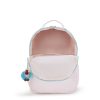 Kipling School Bag Seoul Lap Sea Pink Metallic - Image 3