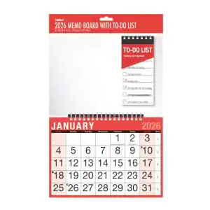 Memo Calendar with to do List