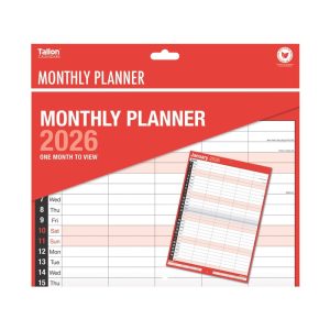 Monthly Planner with 5 Columns