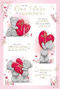 MTY NN Valentine Wishes Card One I Love
