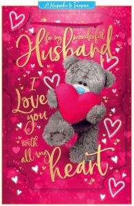 MTY M 3D Valentine Wishes Card Husband