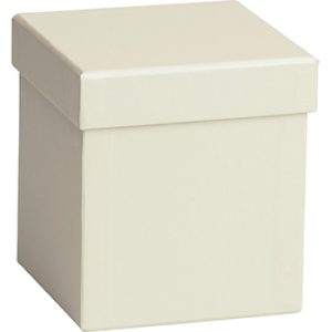 Gift Box 11x11x12cm Cube OC beige
