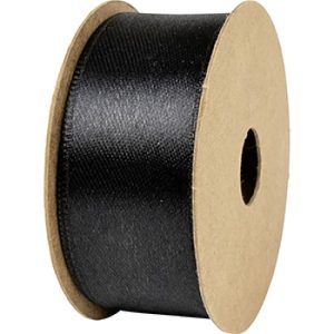 Saten Spool 25mmx4m Black