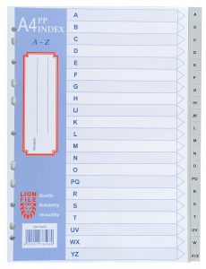 Divider A-Z