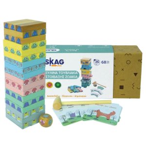 Skag Animal Tumble Tower Set 68pcs