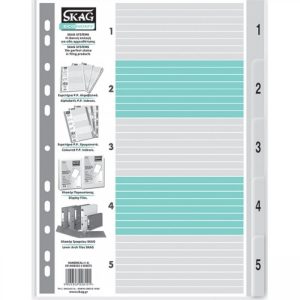 Dividers A4 1-05 Numbers PP