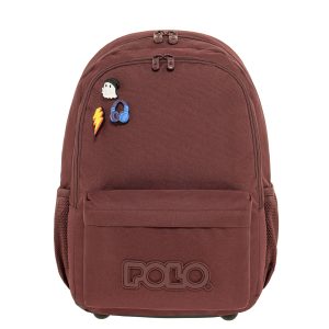 Polo School Bag Pins Backpack 3400