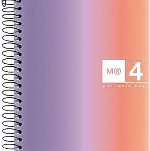 MR - Notebook  A4 Ruller 120sheets PP Spiral Aurora Provence