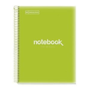 MR - Notebook A4 120sheets Hor 90gr PP Emotions Lime