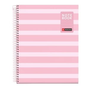 MR - Notebook 1 A5 80sheets Hor 90gr Between the Lines Pink