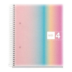 MR - Notebook 4 A5 120sheets Hor 70gr PP Spiral Eurora West Bay