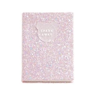 MR - Notebook Glitter B2F 192p plain pages 100gr
