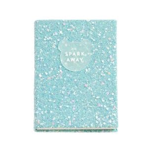 MR - Notebook Glitter B2F 192p plain pages 100gr