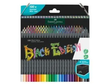 Black Edition Colour Pencil Triangular 100pcs